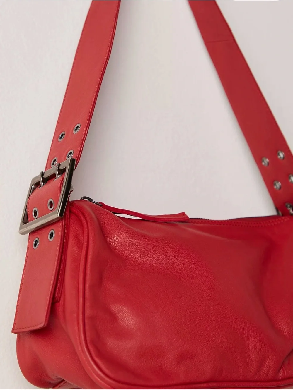 Free People Red Arm Candy Bag